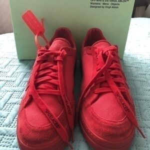 VIRGIL ABLOH OFF-WHITE Red 2.0 Sneakers Size 4…